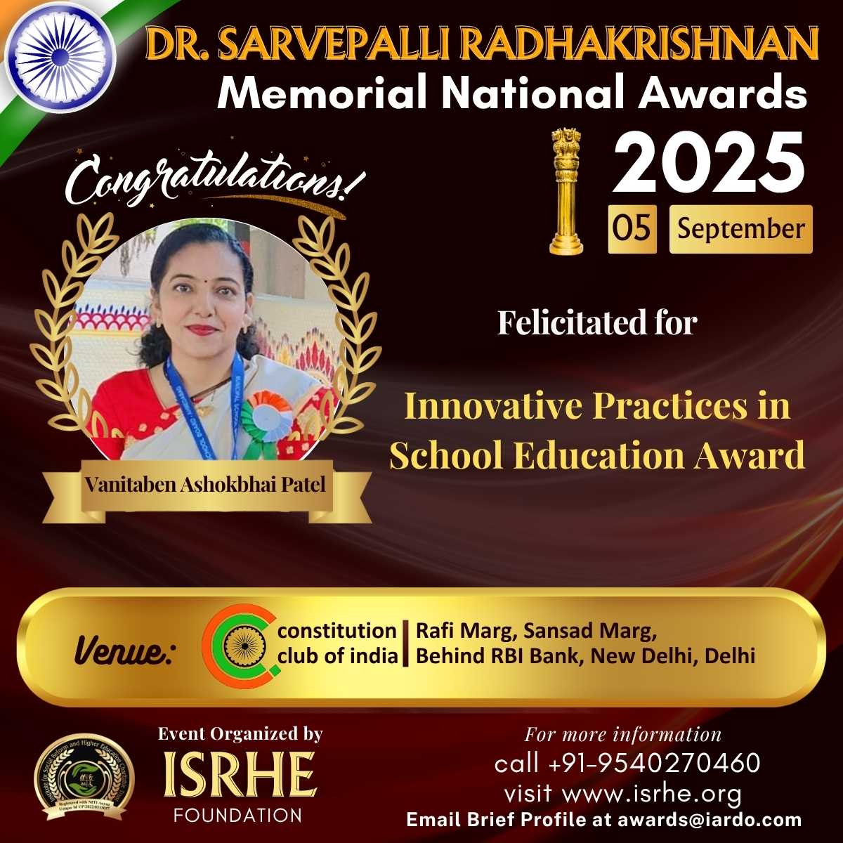 Vanitaben Ashokbhai Patel